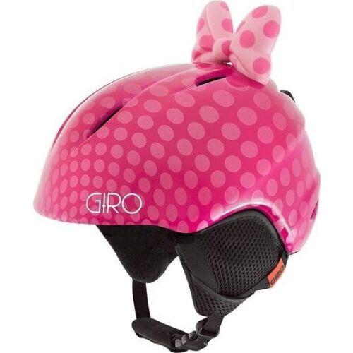 Giro Téli sisakos sapka LAUNCH PLUS rózsaszín masnis pöttyös S méret (52-55.5 cm) 146737046