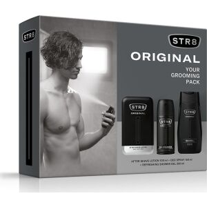 Set cadou original STR 8 (apă după bărbierit 100ml+spray Deo 150ml+Gel de duș 250ml) 146737071 - Frumusețe și sănătate