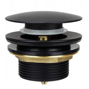 Instadrain kattintós kádtömlő dugó, fekete matt 2456