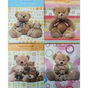 Panorama Torebka ozdobna laminowana PL-6 zestaw 53 misie 146737376 - Ambalaje cadouri