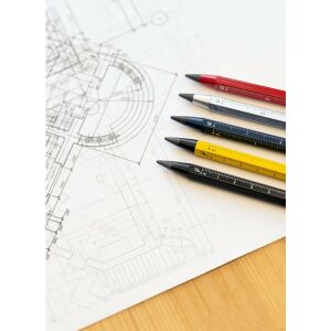 TROIKA Multifunkciós ceruza CONSTRUCTION ENDLESS ezüst