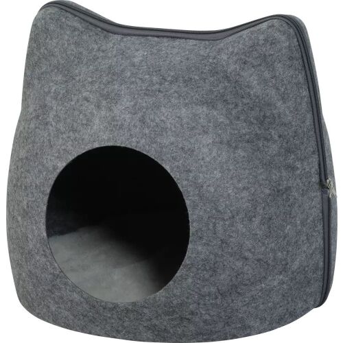 ZOLUX Macska ágy zárt ház füles macska szürke színben 146737905