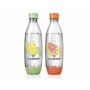 SodaStream palack 2x1L Fuse Crafted (Korall Narancs/Erdei Zöld)