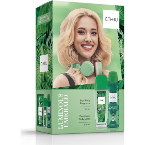 C-Thru világító smaragd ajándék szett (dezodor természetes spray 75ml+dezodor spray 150ml) 146738165