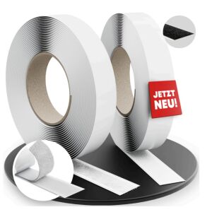 LTC Klettrolle Easy Tape Strap 8mx20mm Kötegezés és rendszerezés fehér