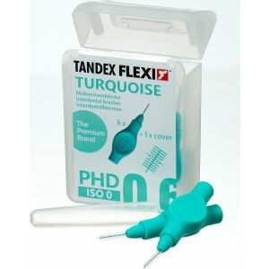 Tandex Tandex (6 db) Flexi X-micro Turquise fogköz tisztító kefe (türkiz)