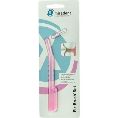 Miradent PIC-BRUSH SET - RÓZSASZÍN - 146738329