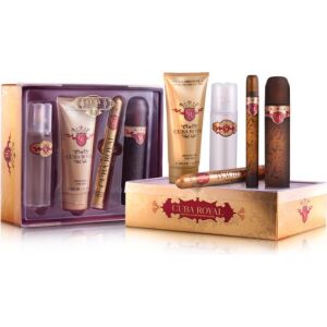 Cuba Royal Zestaw dla mężczyzn EDT 100ml + EDT 15ml + Żel pod prysznic 200ml + Woda po goleniu 100ml 146738408 - Frumusețe și sănătate