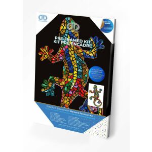 Gyémánthímzés Diamond Dotz Gekko paua Gyík 29x43cm DDK6002