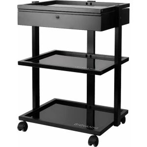 Szalonasztal, Activeshop, Tattoo Assistant Pro, 55,5 x 37 cm, Fekete