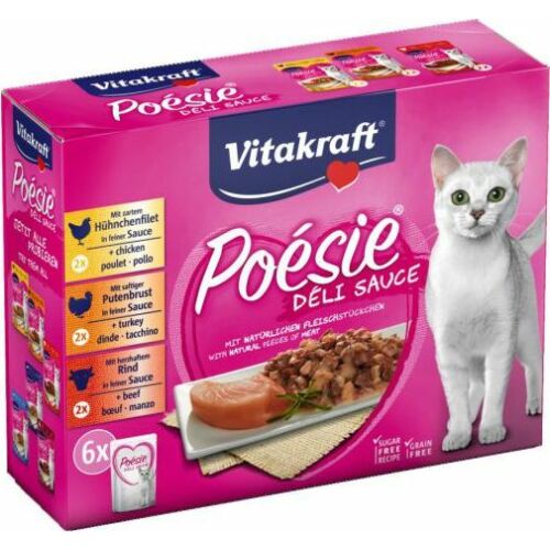 Vitakraft macskaeledel Multipack hús 85gx6