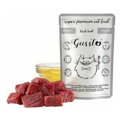GUSSTO Gussto Tasak 85g Fresh Lamb /8 Macskatáp Juhhússal 146739403