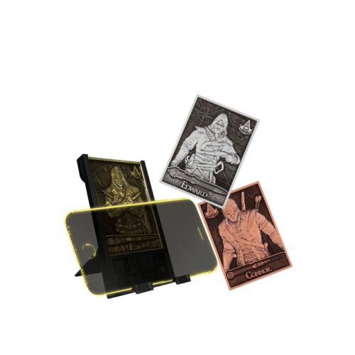 Assassins Creed Digiplate Starter Pack: telefontartó és fémlemezek Edward és Connor karakterekkel