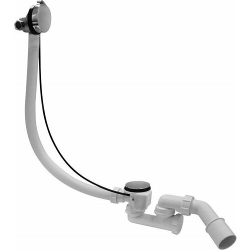 Szifon Mc Alpine Készlet (szifon) lefolyó-túlcsorduló kádfürdő 40/50mm elhagyással mechanikus töltőberendezéssel és automatikus sárgaréz króm [5] 146739778