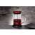 Berlinger Haus BH-1497 Burgundy Edition French Press, 600ml, glass and stainless steel, red lid, making tea
