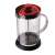 Berlinger Haus BH-1497 Burgundy Edition French Press, 600ml, glass and stainless steel, red lid