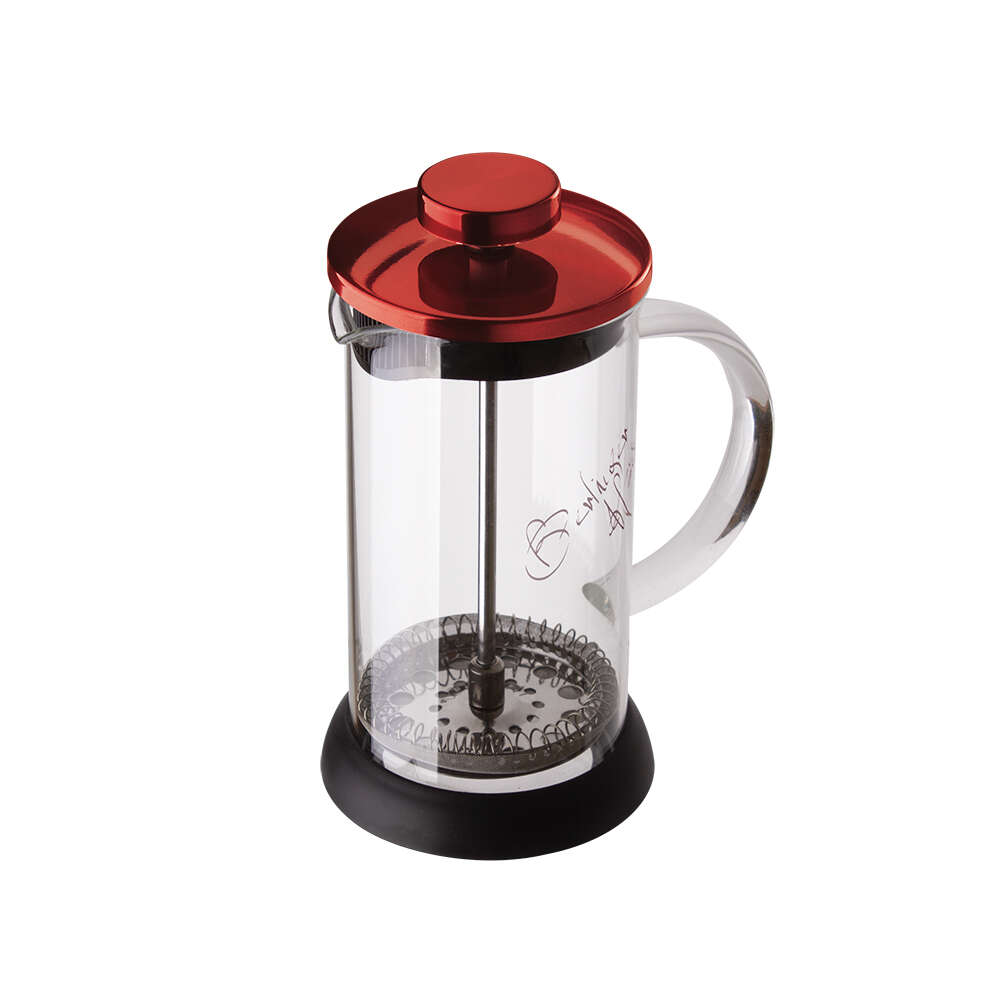 Berlinger Haus BH-1496 Dugattyús kávé és teafőző, 350 ml, burgundi