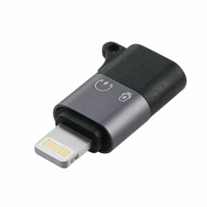Adapter MicroConnect USB-C Lightning, srebrny 146740284 - Przekształcanie