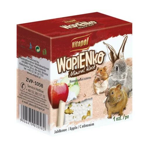 Vitapol Mineral Block | Fogkoptató rágcsálóknak | Almás - 40 g 146740455
