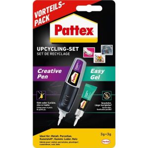 Pattex Pattex Seconddenkleber Upcycling készlet Creative Pen +Easy Gel kiskereskedelem