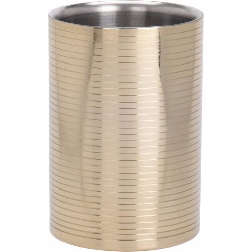 Kiváló háztartási cikkek rozsdamentes acél palackhűtő, Ø 12 cm, arany 146741605