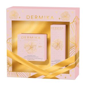 Dermika ajándékcsomag Luxury Placenta 50+ (Nappali és éjszakai krém 50ml+Szemkörnyékápoló szérum 30ml)