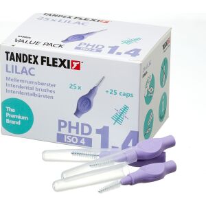 Tandex Tandex (25 db) X-fine tapered Lilac fogköz tisztító kefe (lila)
