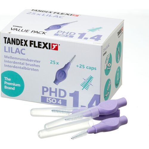 Tandex Tandex (25 db) X-fine tapered Lilac fogköz tisztító kefe (lila) 146742018