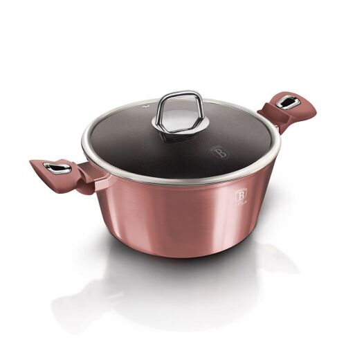 Berlinger Haus I-Rose Collection 28cm Stockpot with Lid