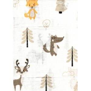 Mintás textil pelenka 1db-os - Állatok az erdőben 146742189 - Textil pelenka
