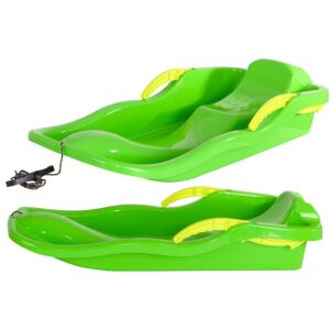 Prosperplast Race - műanyag szánkó fékkel, zöld