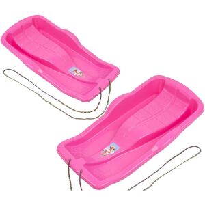 Enero - műanyag szánkó, rózsaszín