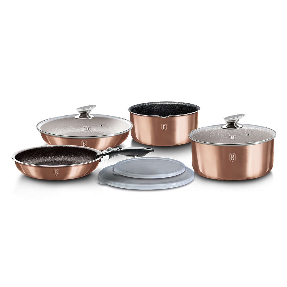 E-shop Berlinger Haus BH-6147 9-dielna súprava riadu Metallic Line Rose...