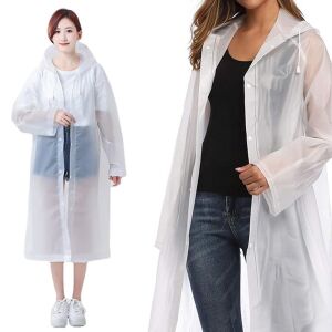 zsebes köpeny kapucnis esőkabát