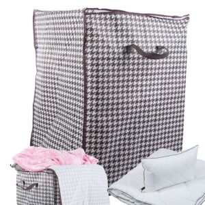 Szekrénytároló szövetből, lenvászon ruha összecsukható, 180 literes 146743778 - Tárolódoboz & kosár