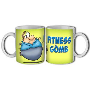 Bögre-Fitness Gömb-Vicces bögre