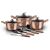 Náhradná žulová súprava Berlinger Haus Bh-6161 Rose Gold 17 prvkov. 42911887
