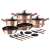 Sada riadu Berlinger Haus Metallic Line Rose Gold Edition 17 dielov