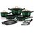 Berlinger Haus BH-6066 Dinnerware set, 12+2 pieces, Emerald Collection 42912080