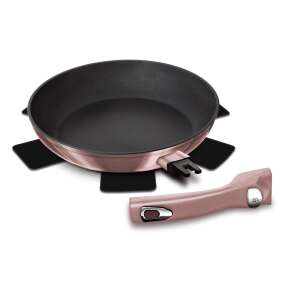 Berlinger Haus BH-6085 I-Rose Collection 28cm frying pan with detachable handle - Cookware & bakeware