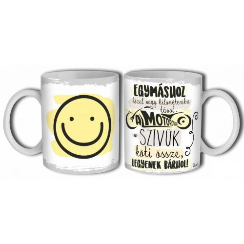 Bögre-A motorosokat szívük köti össze-Vicces bögre 146748167