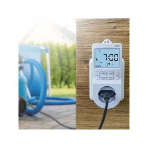 Emos termosztát 2 az 1-ben konnektoros, digitális termosztát időzítő funkcióval, programozható hőfokszabályzó P5660SH 146749495