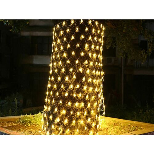 Karácsonyi fényfüggöny, 2x1cm - meleg fehér 146750083