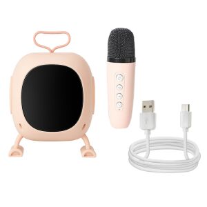 Hordozható akkumulátoros bluetooth karaoke készlet fényjátékkal 146750404 - Audio