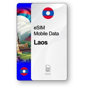 eSIM Internet Laos, ważny 30 dni, transfer 10 GB 147013392 - Karta SIM