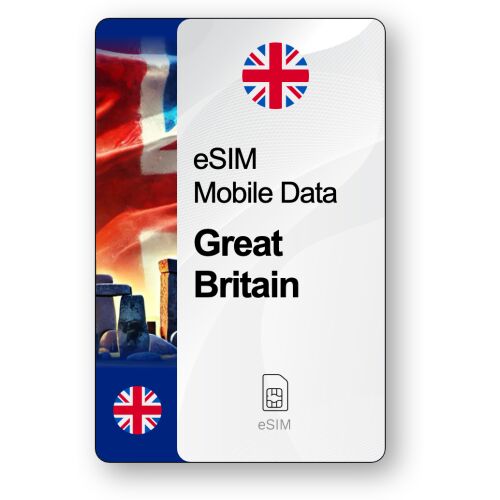 eSIM Nagy-Britannia 5 GB, 30 napok 147012853 - SIM kártya