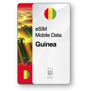 eSIM Internet Gwinea, ważny 7 dni, transfer Nieograniczony 146890025 - Karta SIM