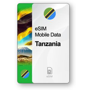 eSIM Internet Tanzania, ważny 15 dni, transfer Nieograniczony 147013757 - Karta SIM