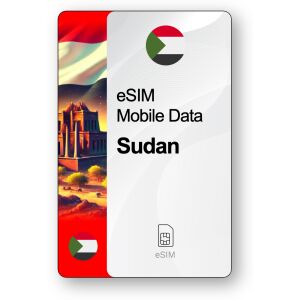 eSIM Internet Sudan, ważny 30 dni, transfer 20 GB 146893201 - Karta SIM