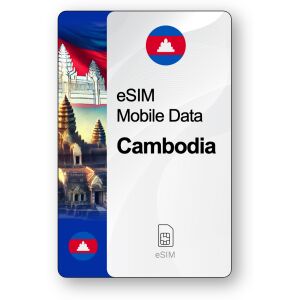 eSIM Internet Kambodża, ważny 7 dni, transfer Nieograniczony 146893272 - Karta SIM